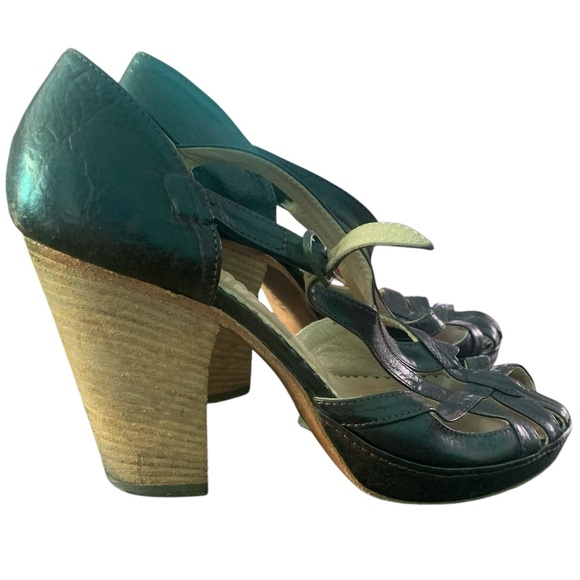 fiorentini + baker shoes brown leather strappy heels 38.5 or 8 - Picture 2 of 9